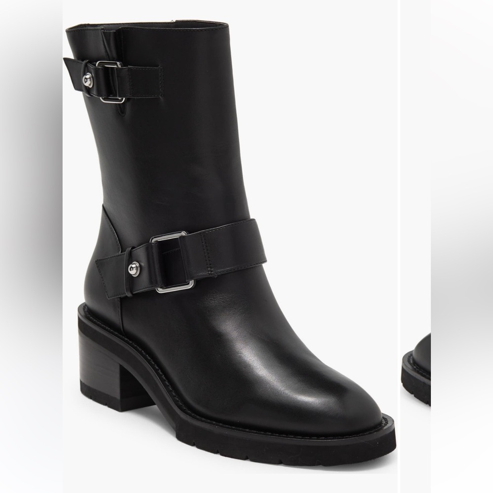 Stuart Weitzman Boulevard Moto Booties